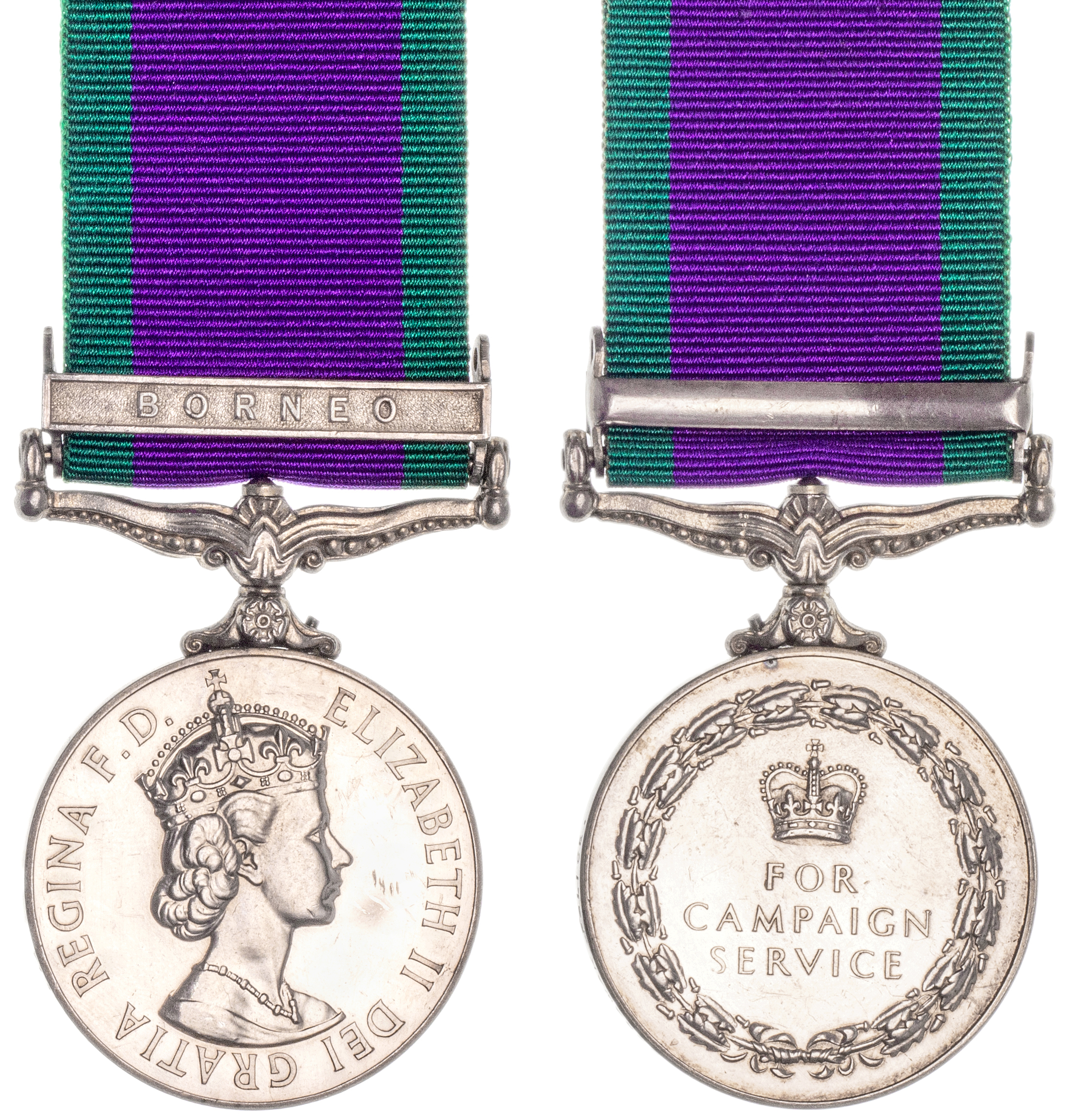 Great Britain, Elizabeth II, Campaign Service Medal, 1961 - 1963, aUNC