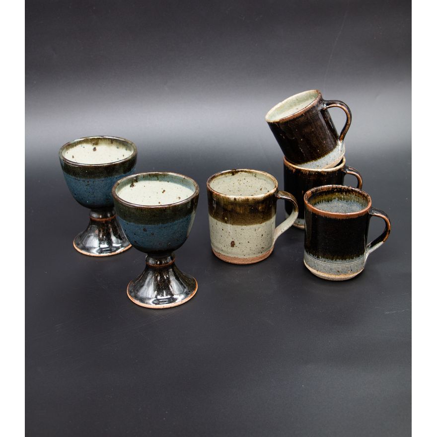 George Sempagala - Three stoneware mugs
