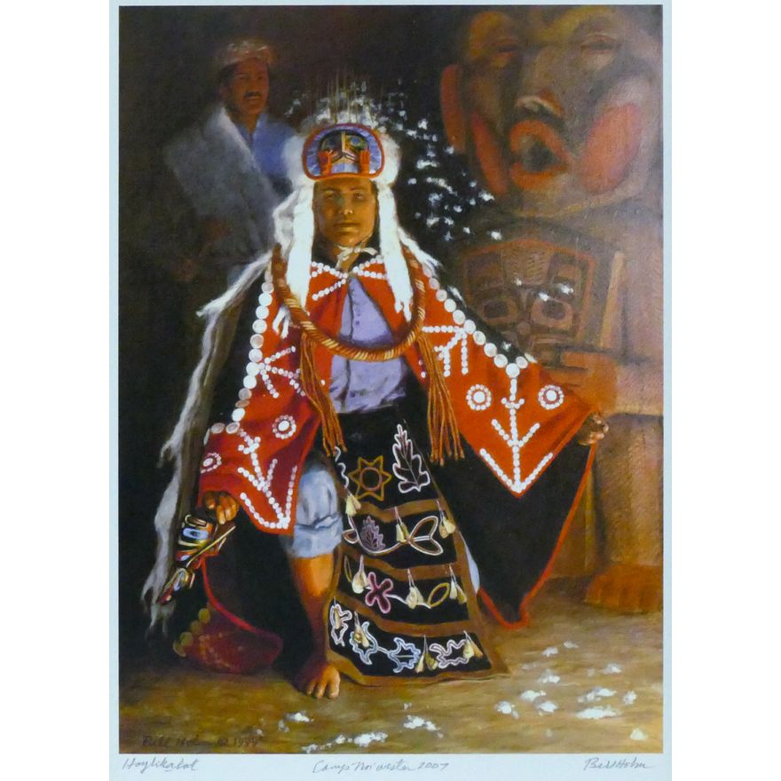 Bill Holm ''Hoylikilat'' 2007 Signed Print Framed 20''x14''