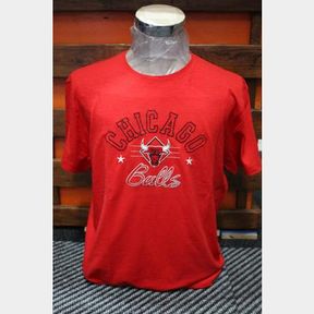 CHICAGO BULLS ORGANIC COTTON TSHIRT - RED - L - 51634/11580