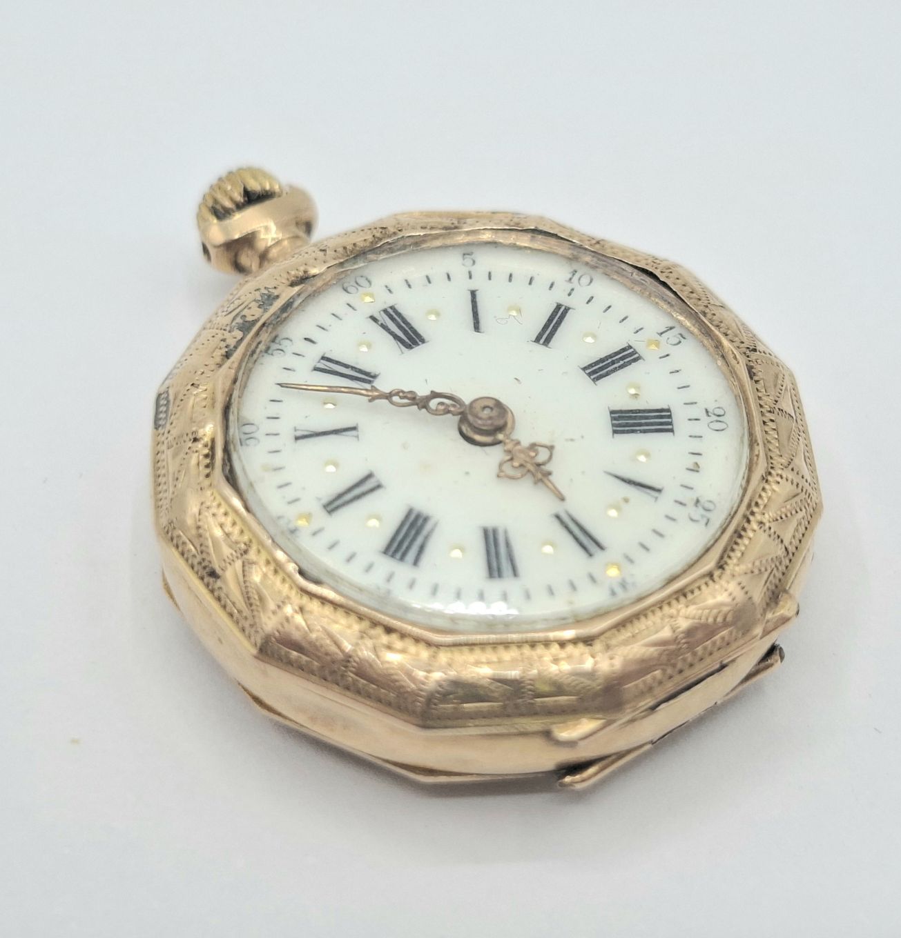 205 · 18CT LADIES POCKET WATCH