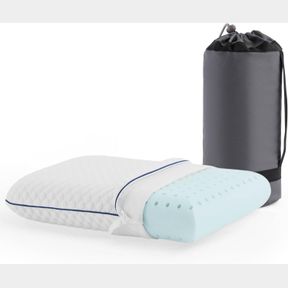 WEEKENDER GEL MEMORY FOAM PILLOW, CAMPING, WHITE