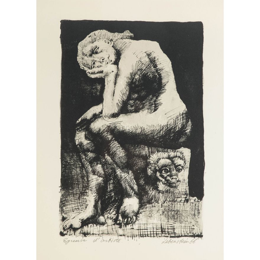 Jan Lebenstein | Postać, z teki Carnet Incomplet, 1966