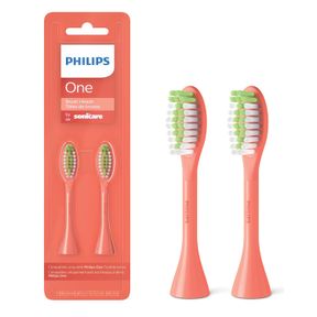 PHILIPS ONE BY SONICARE, 2 BRUSH HEADS, MIAMI CORAL, BH1022/01