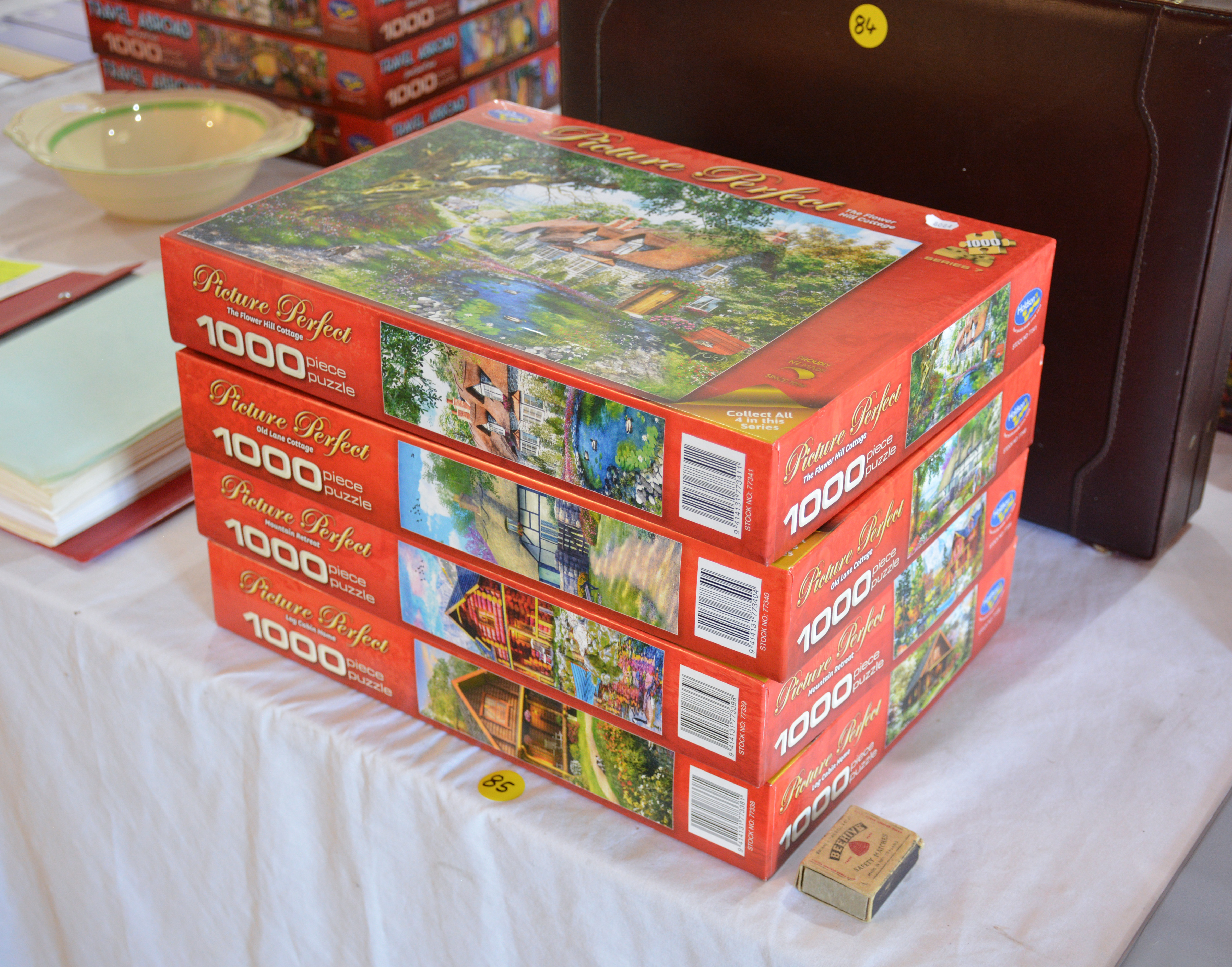 Boxed 1,000 Piece Picture Perfect Jigsaws x 4 — NZ auction result