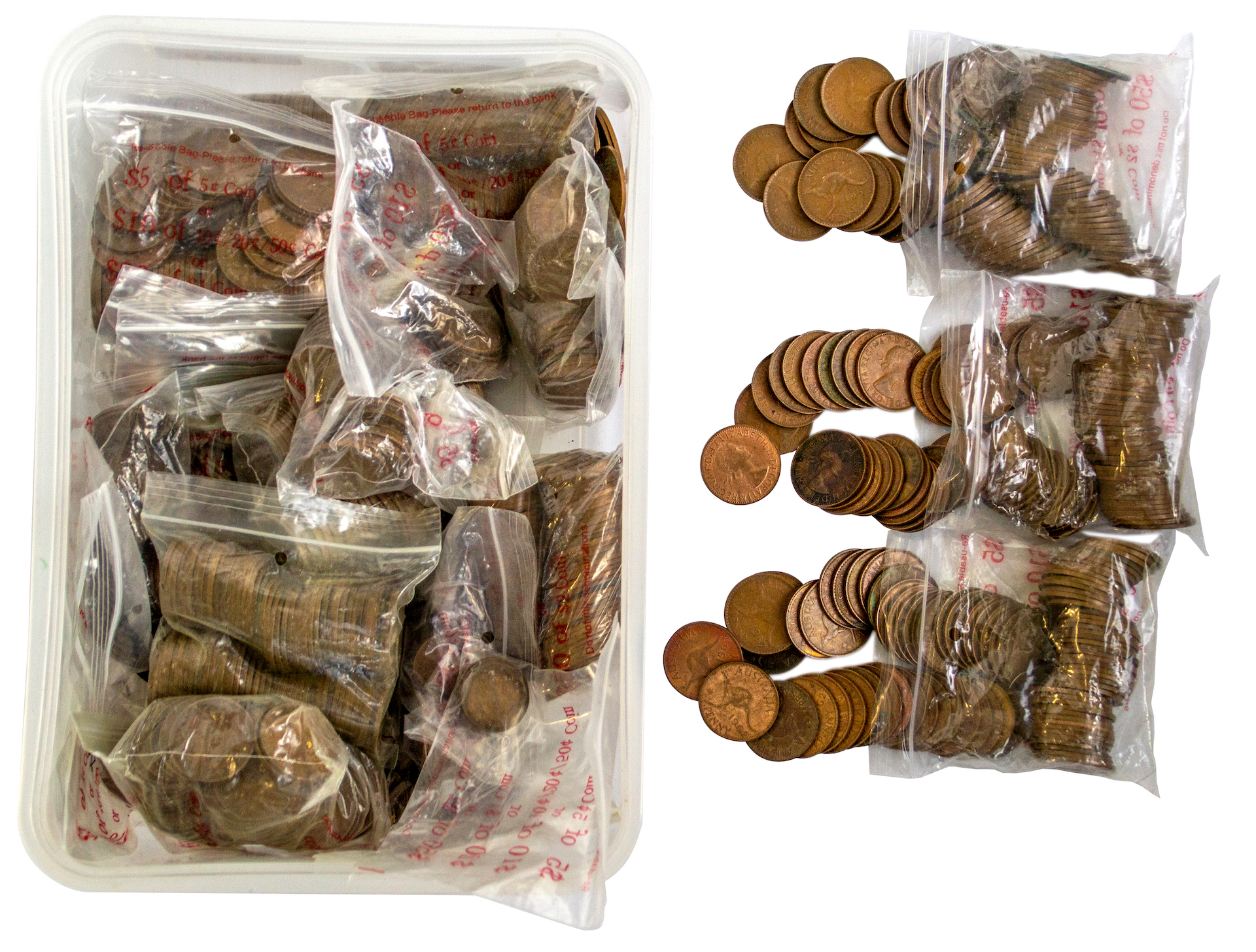 Accumulation, Pennies, VG - Fine