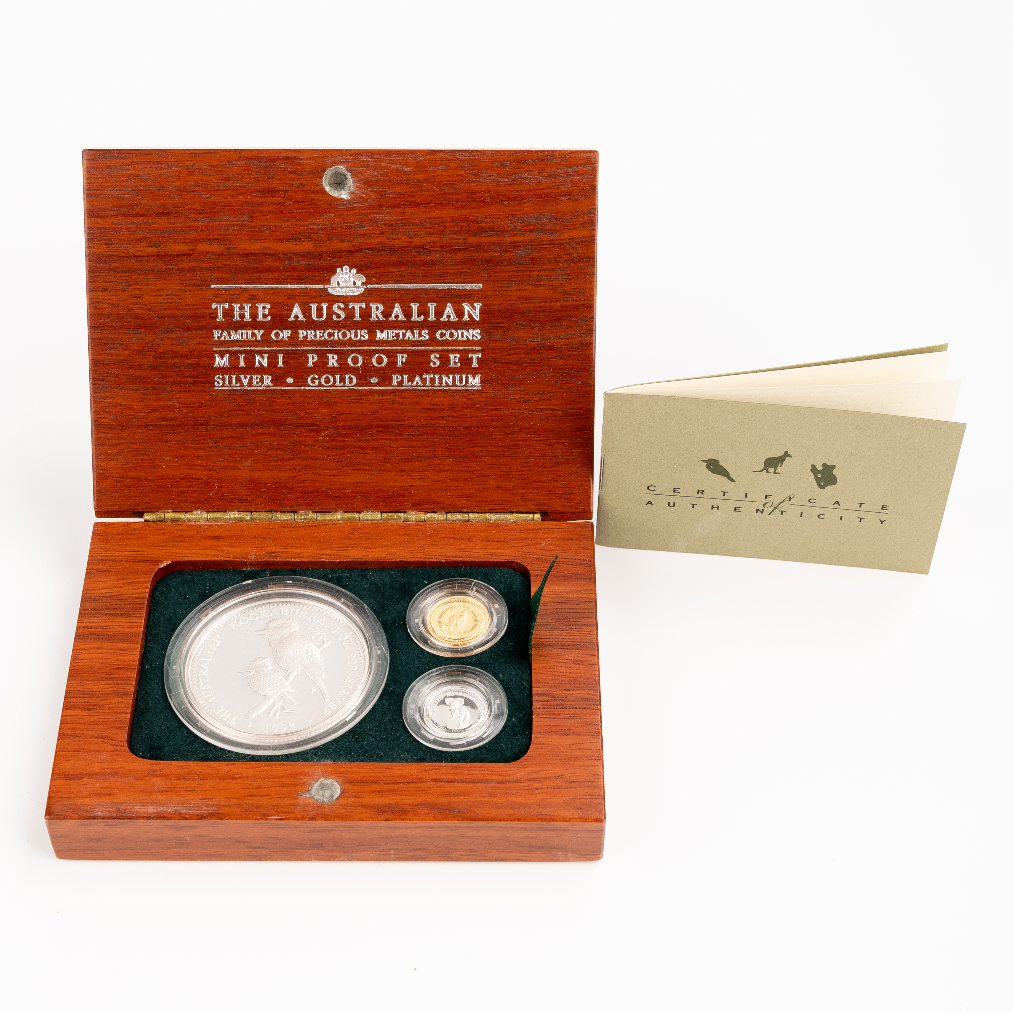 324 · Elizabeth II, Precious Metals Proof Set, 1998,  FDC