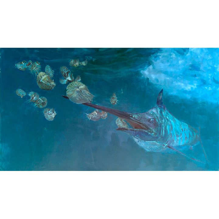 Stanley Meltzoff (1917 - 2006), Black Marlin 12