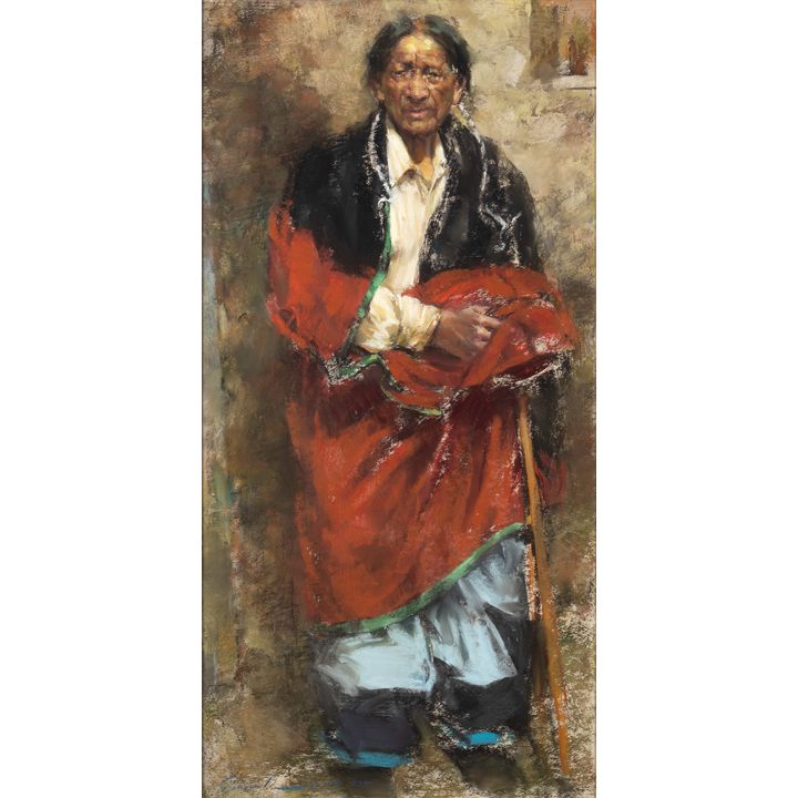 Ramon Kelley (1939- ), El Viejito de Taos, 1979
