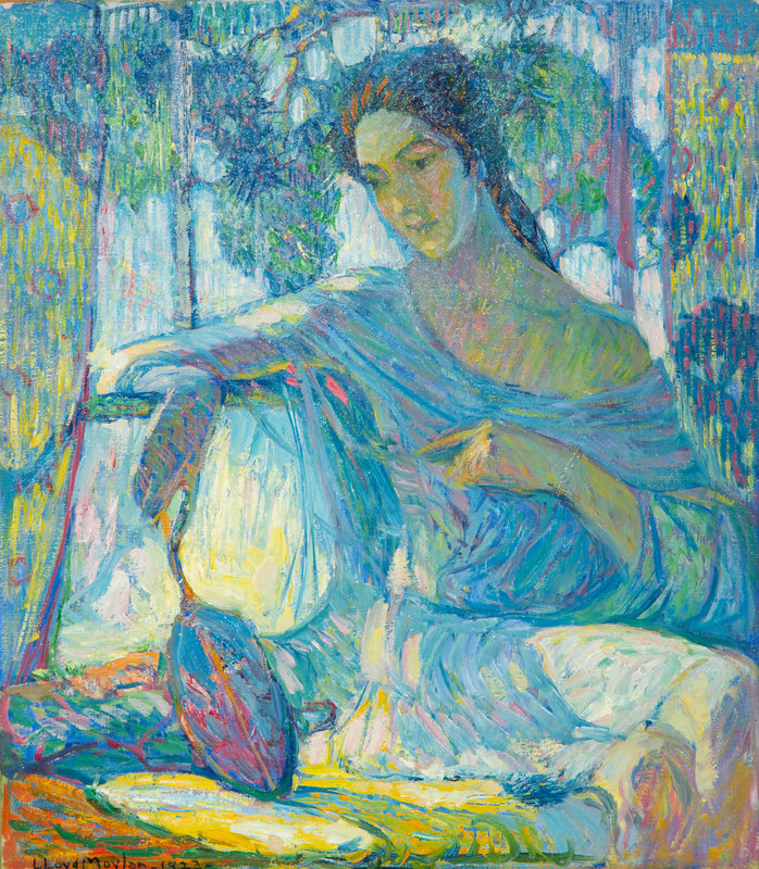 Lloyd Moylan
(American, 1893-1963)
Woman in Blue and Lavender, 1923