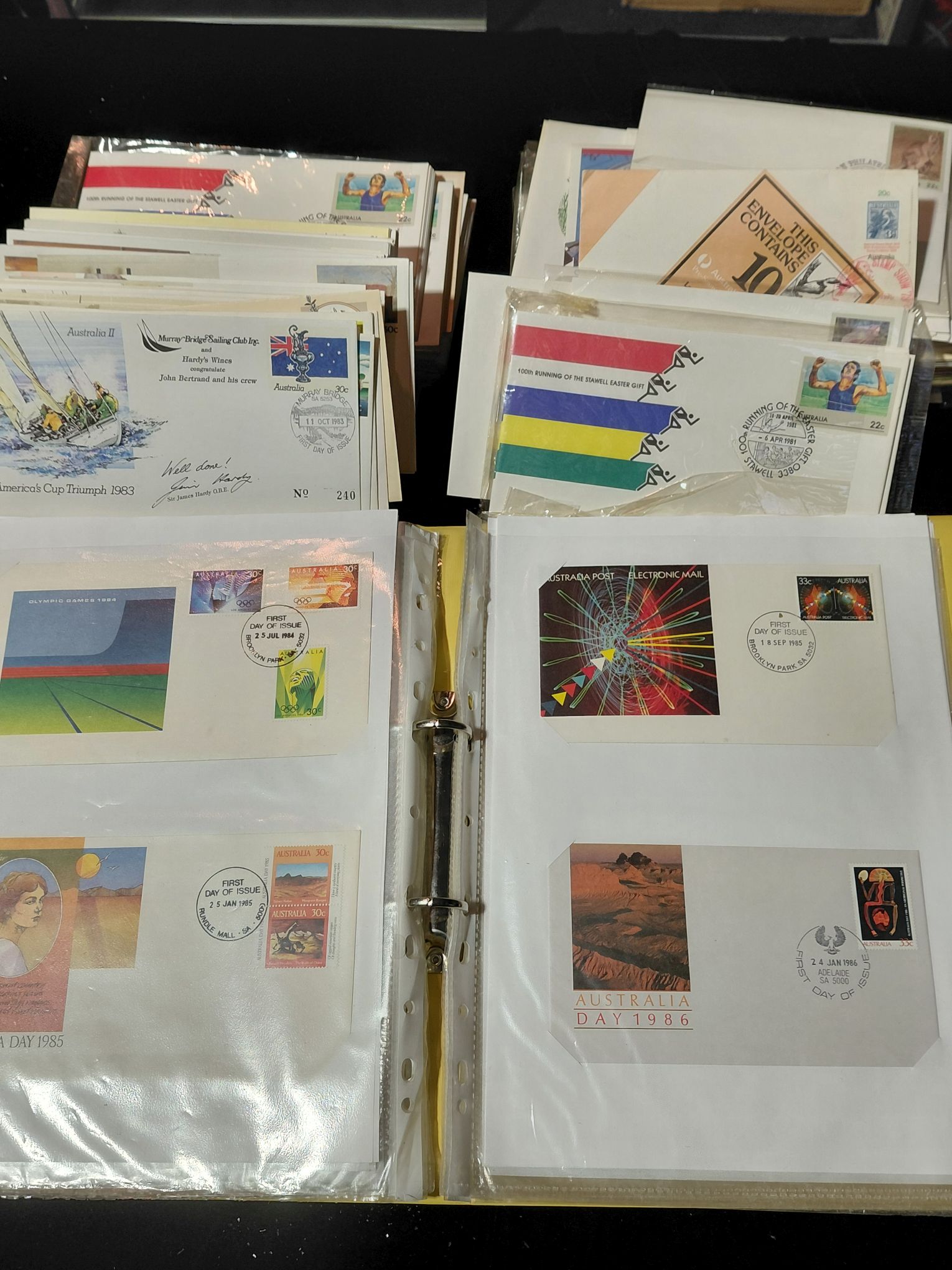 546 · AUSTRALIAN PRE-STAMPED ENVELOPES