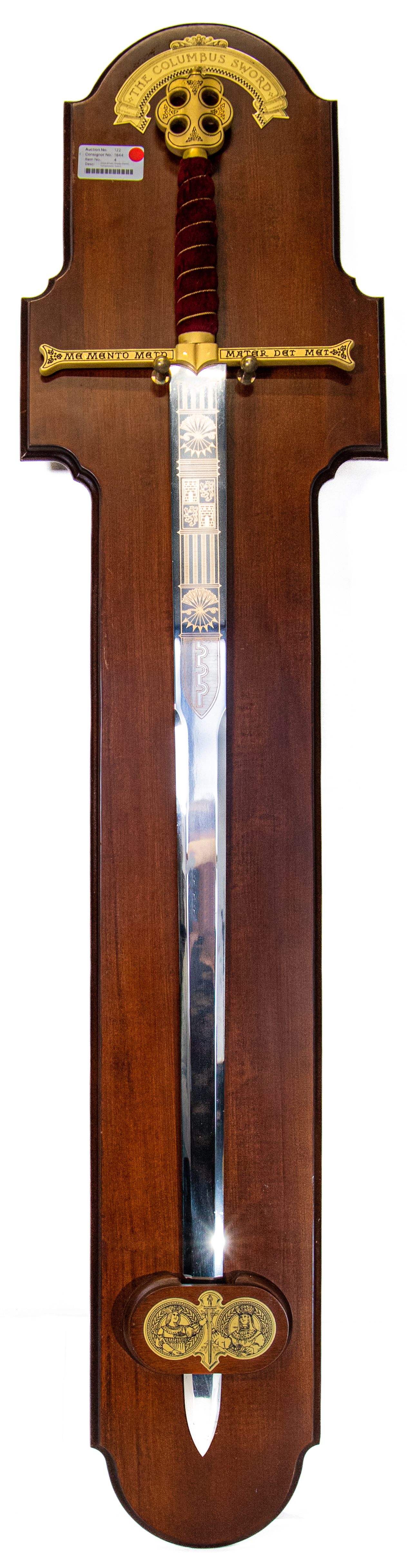Great Britain, Display Sword, Conquistador Sword, VGC