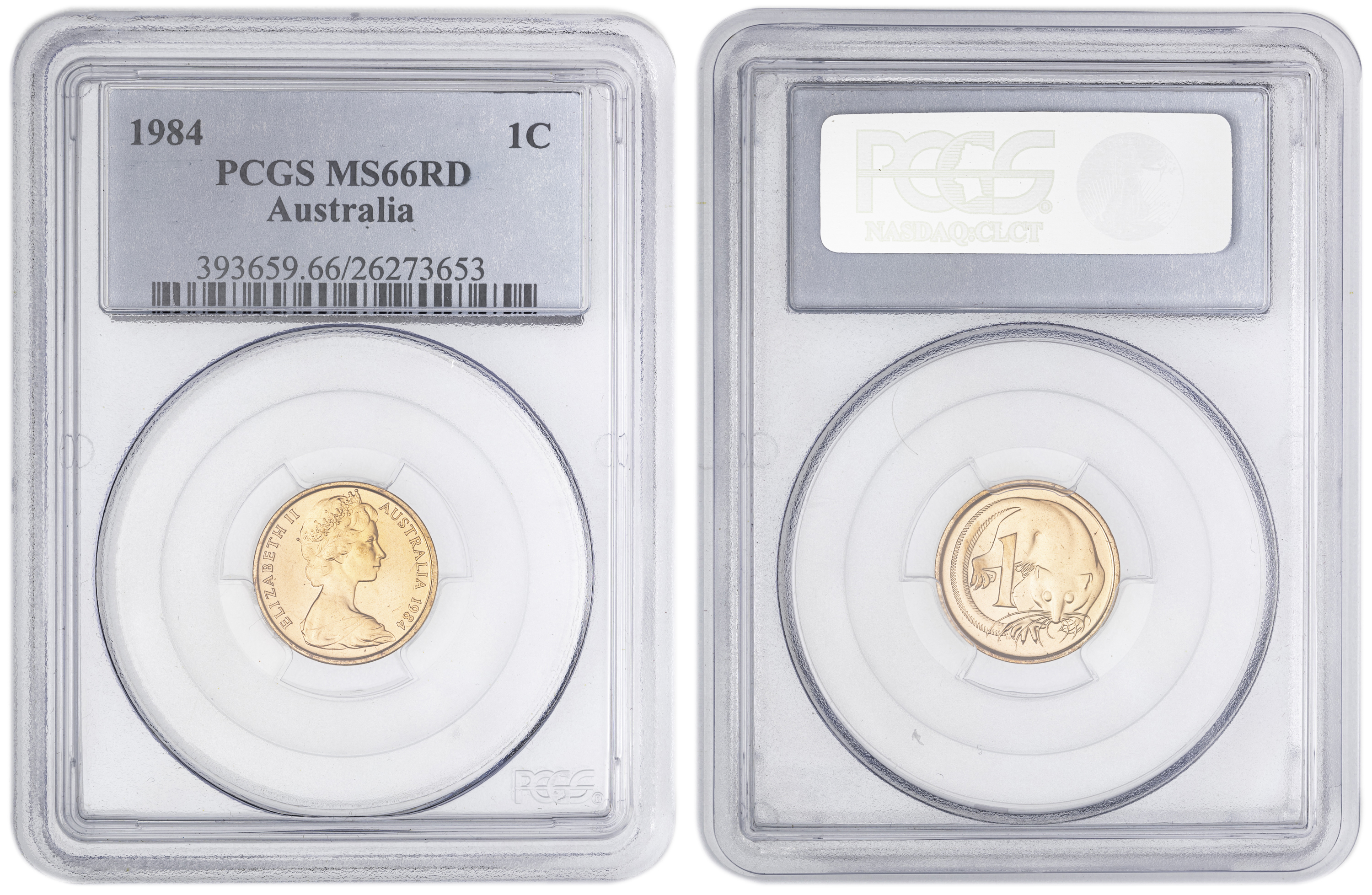 52 · One Cent, 1984, PCGS MS66RD