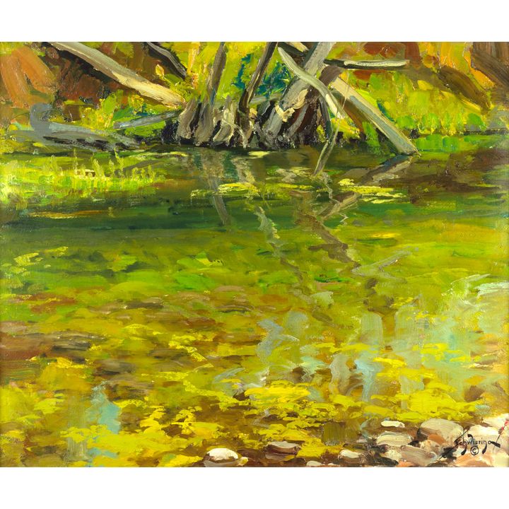 Conrad Schwiering (1916-1986), Untitled (Jade Pool)