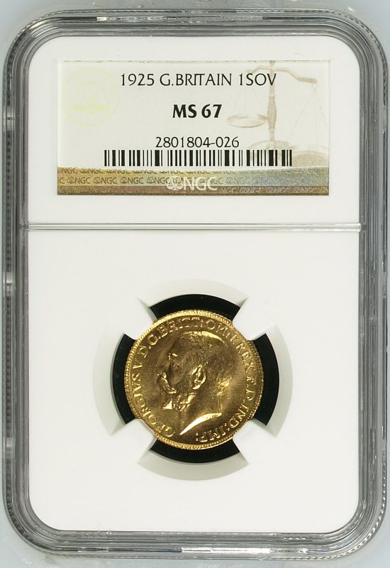 1967 1/2C MS 66 最高鑑定 イギリス NGC