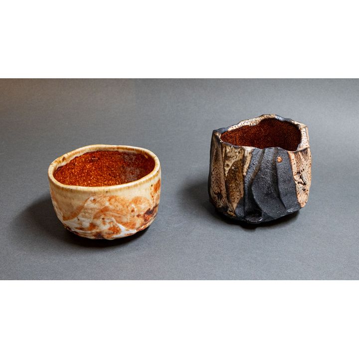 Elena Renker - Two chawan (tea bowls)