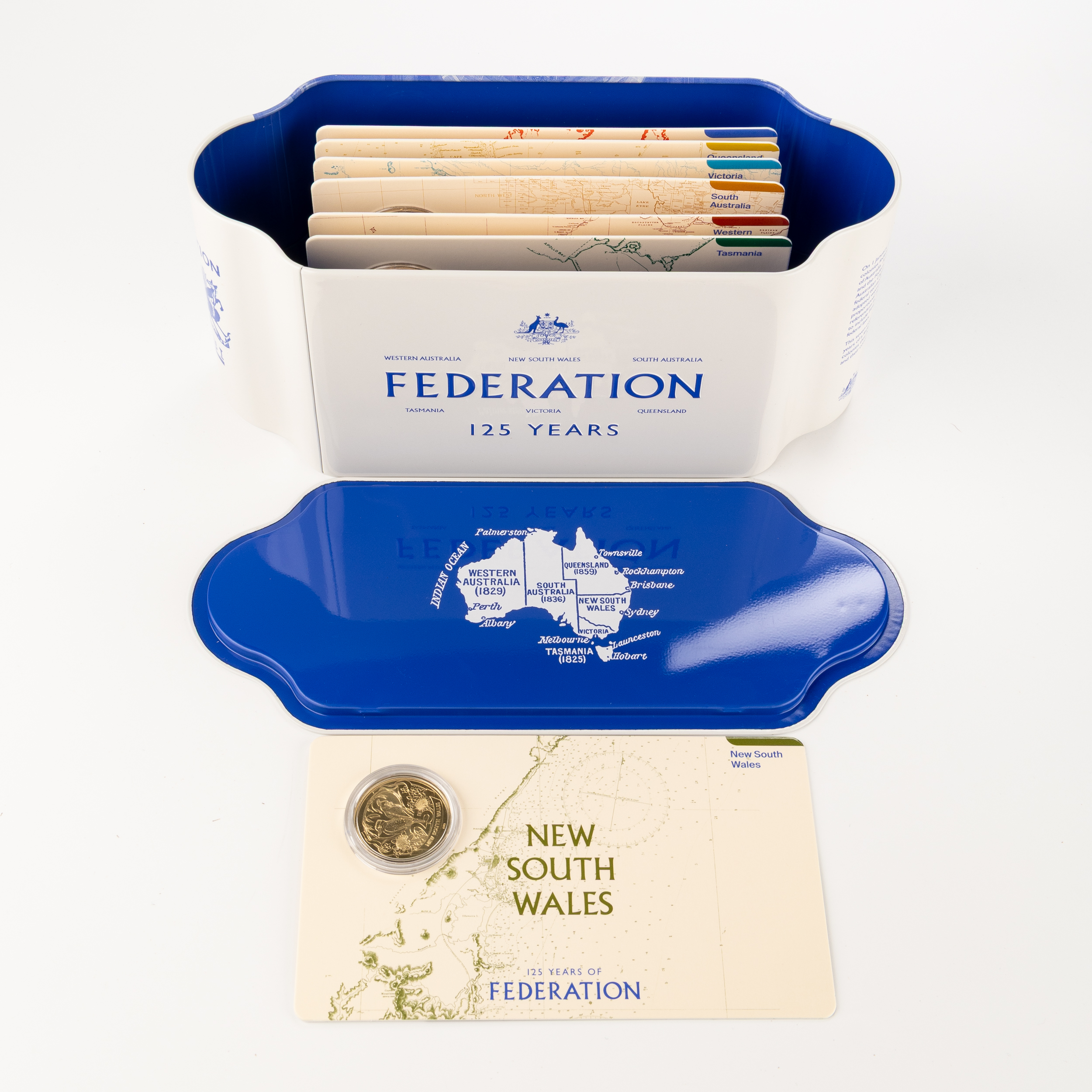 Charles III, RAM - Federation 125 Years, Twenty Five Cents - One Dollar, 2026, UNC