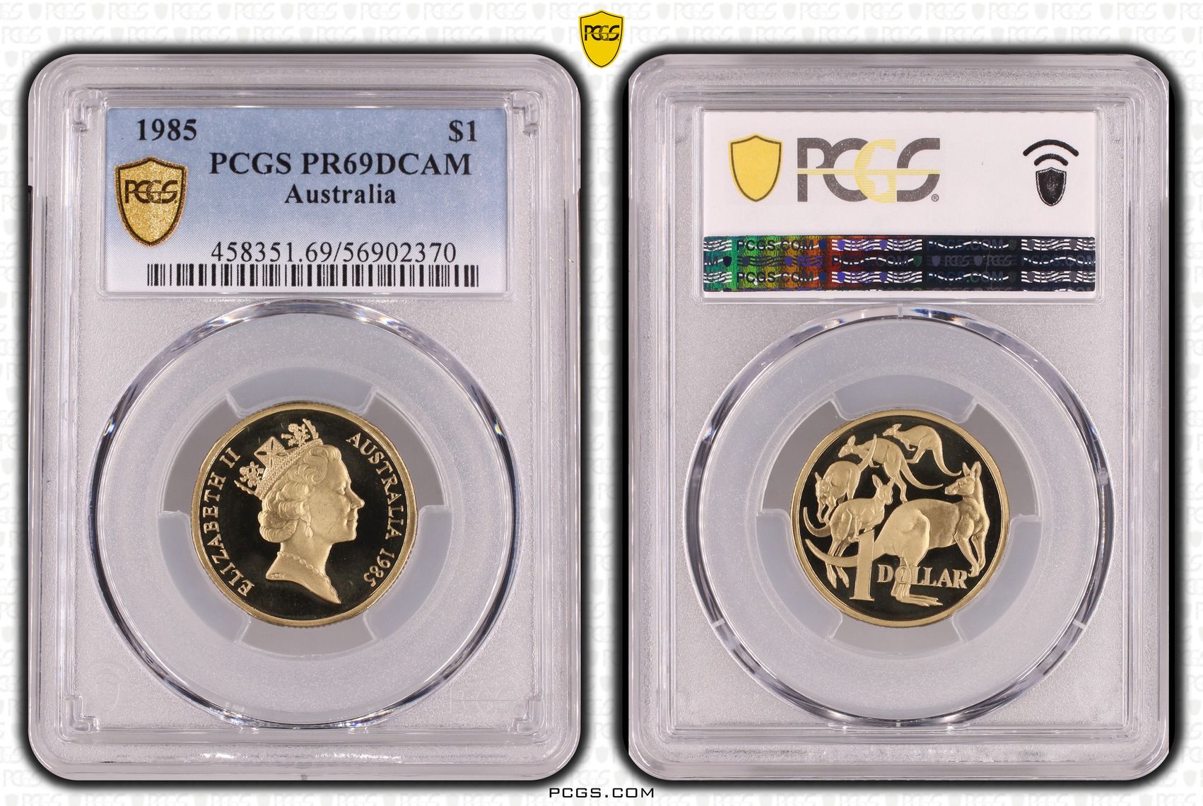 One Dollar, 1985, PCGS PR69DCAM