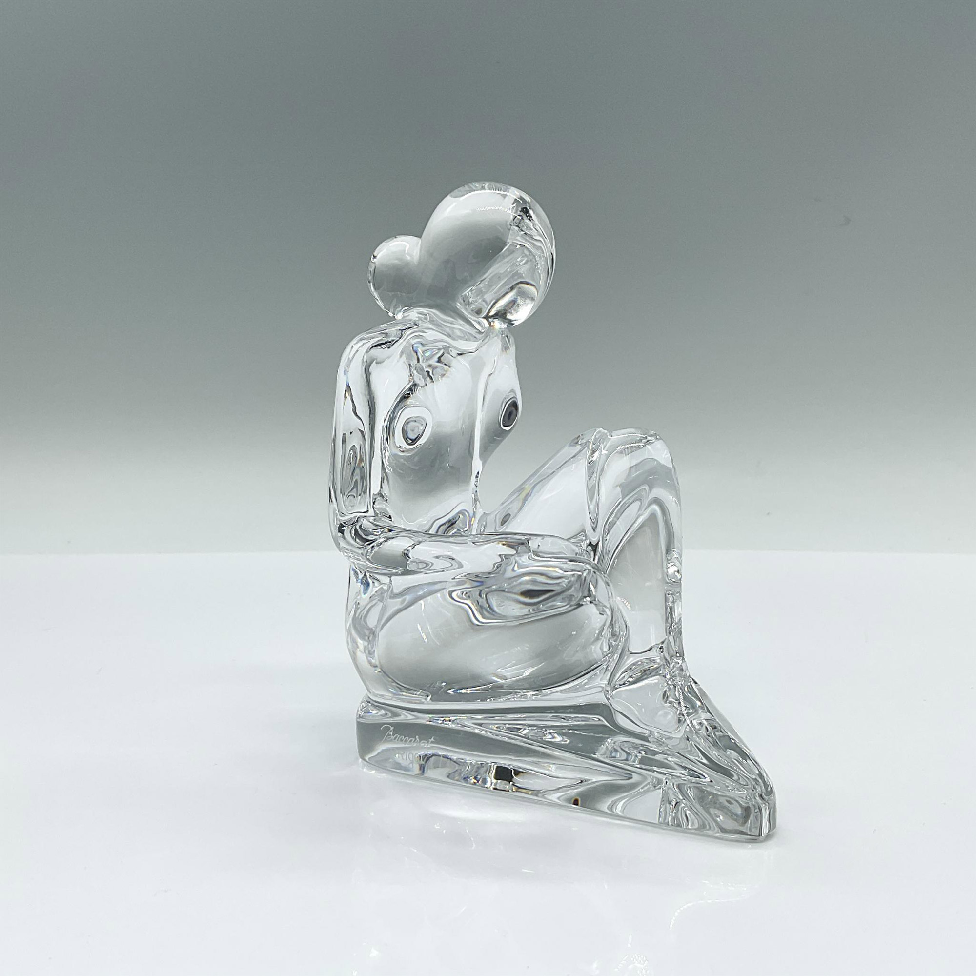工芸品 Baccarat RRIGOT Nude Woman Figurine BACCARAT Crystal R. Rigot Nude Lady Laying Reclining