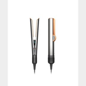 DYSON AIRSTRAIT HAIR STRAIGHTENER - NICKEL/COPPER - SILVER