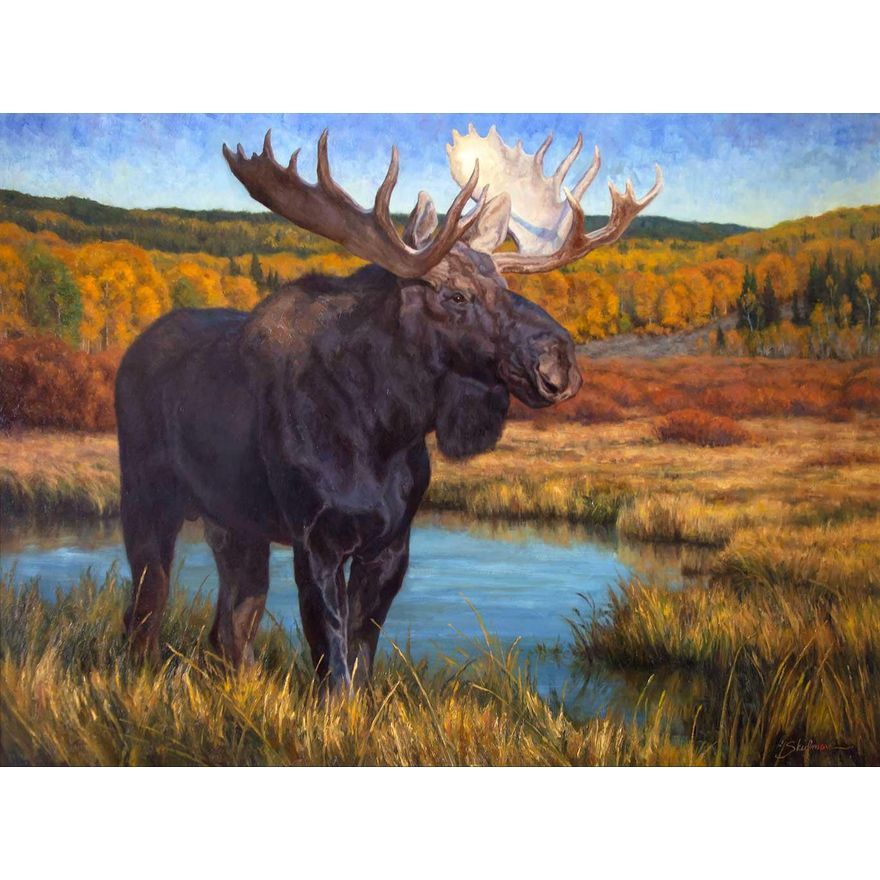 King of the Marsh by Ryan Skidmore (1971- )