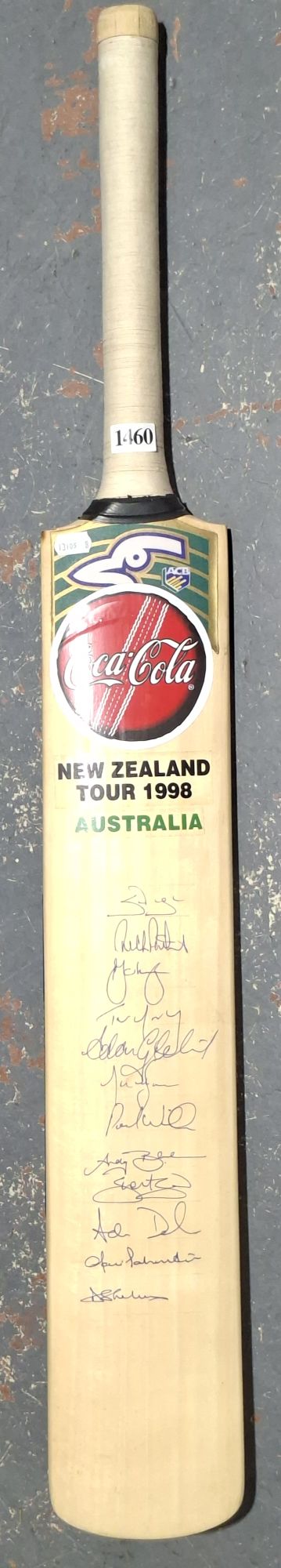 C.1988 New Zealand Tour Bat