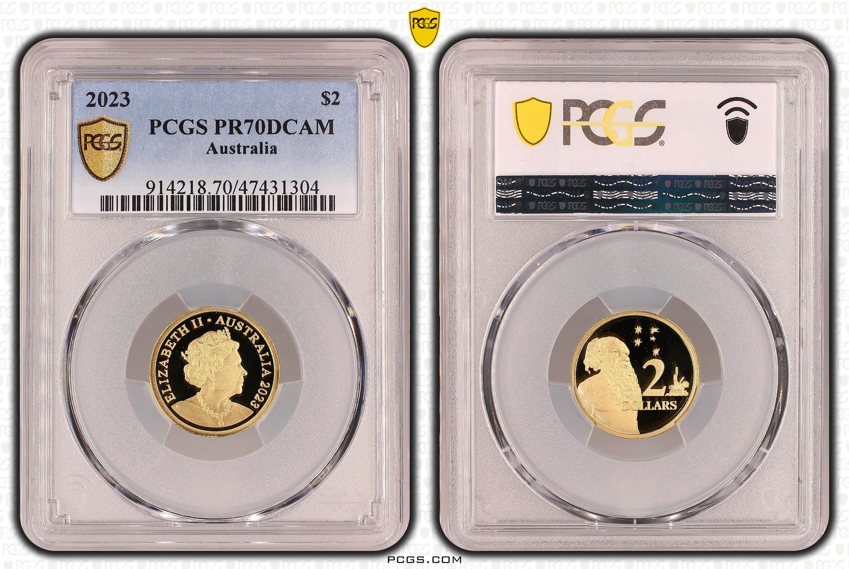 Elizabeth II, Two Dollar, 2023, PCGS PR70DCAM
