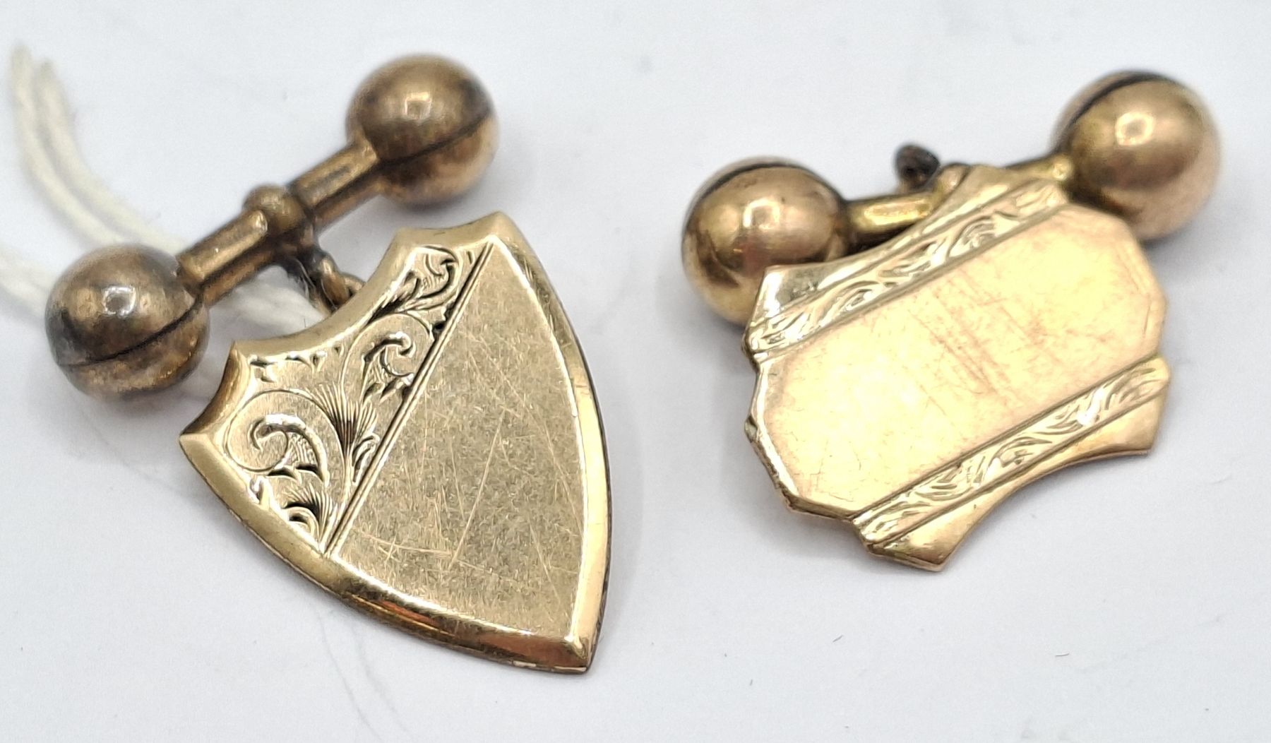 Silver Gilt Cufflinks