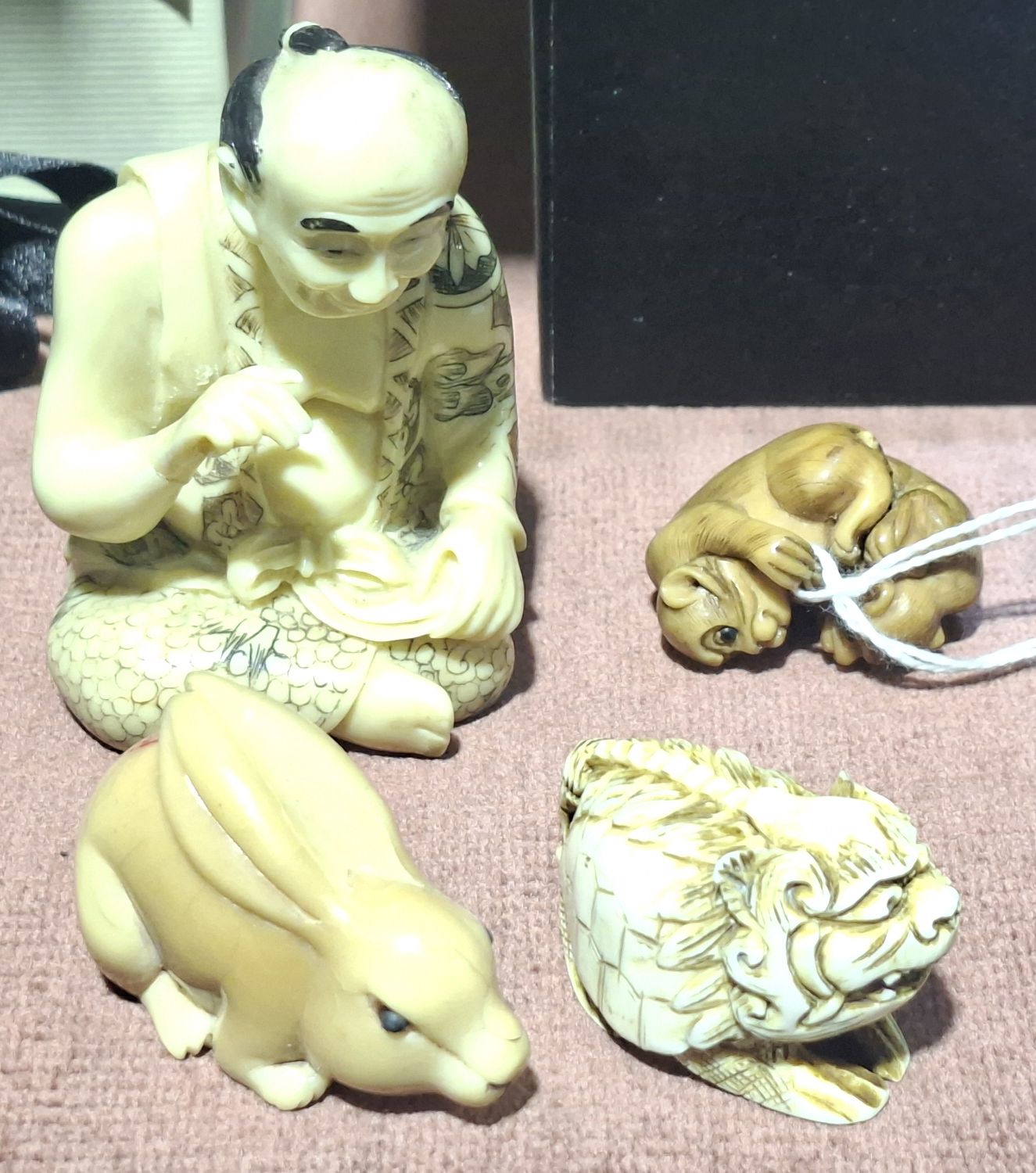 Group Of Four Oriental Figures