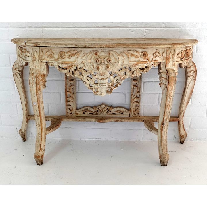 CARVED CONSOLE TABLE