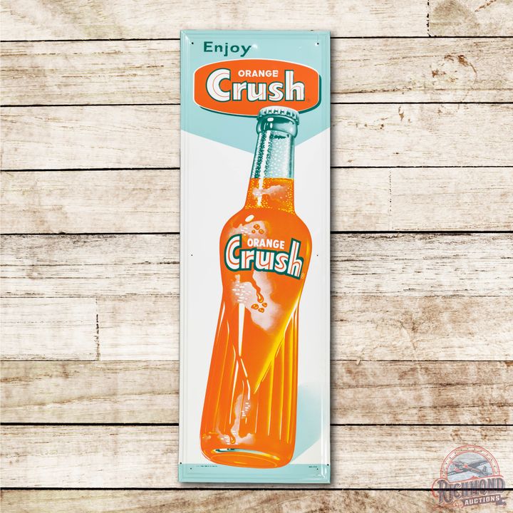 Enjoy Orange Crush Embossed Tin Sign