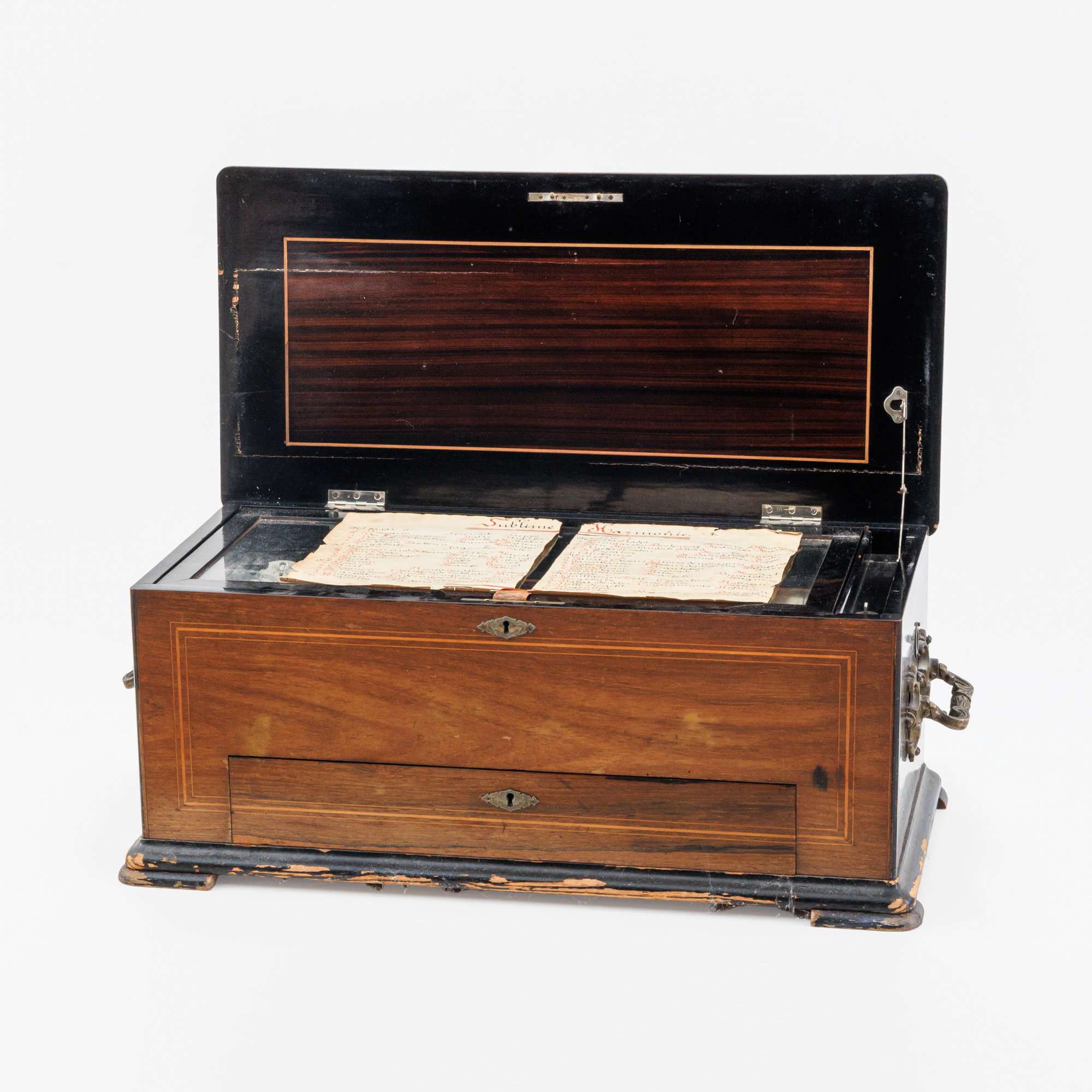 A Concerta music box. Circa 1886–1888. Four rolls – kavel bij Bernaerts, Antwerp
