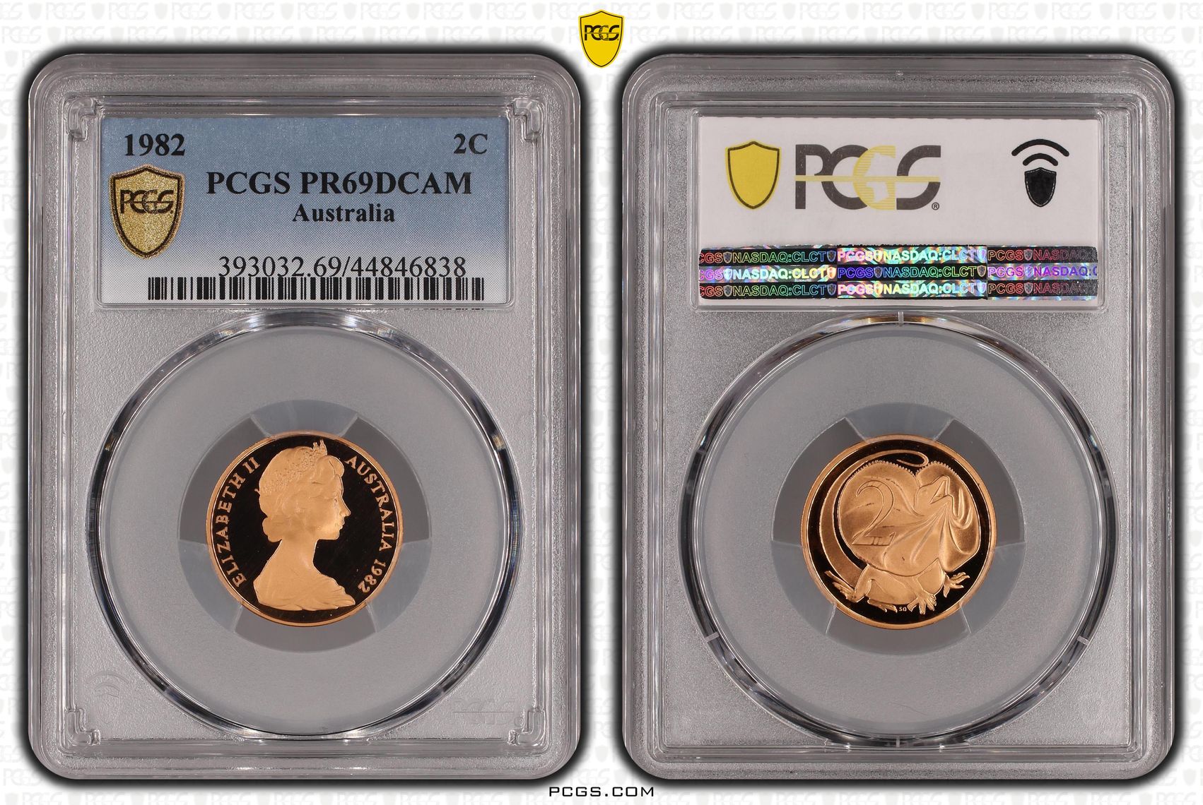 , Two Cent, 1982, Pcgs Pr69dcam