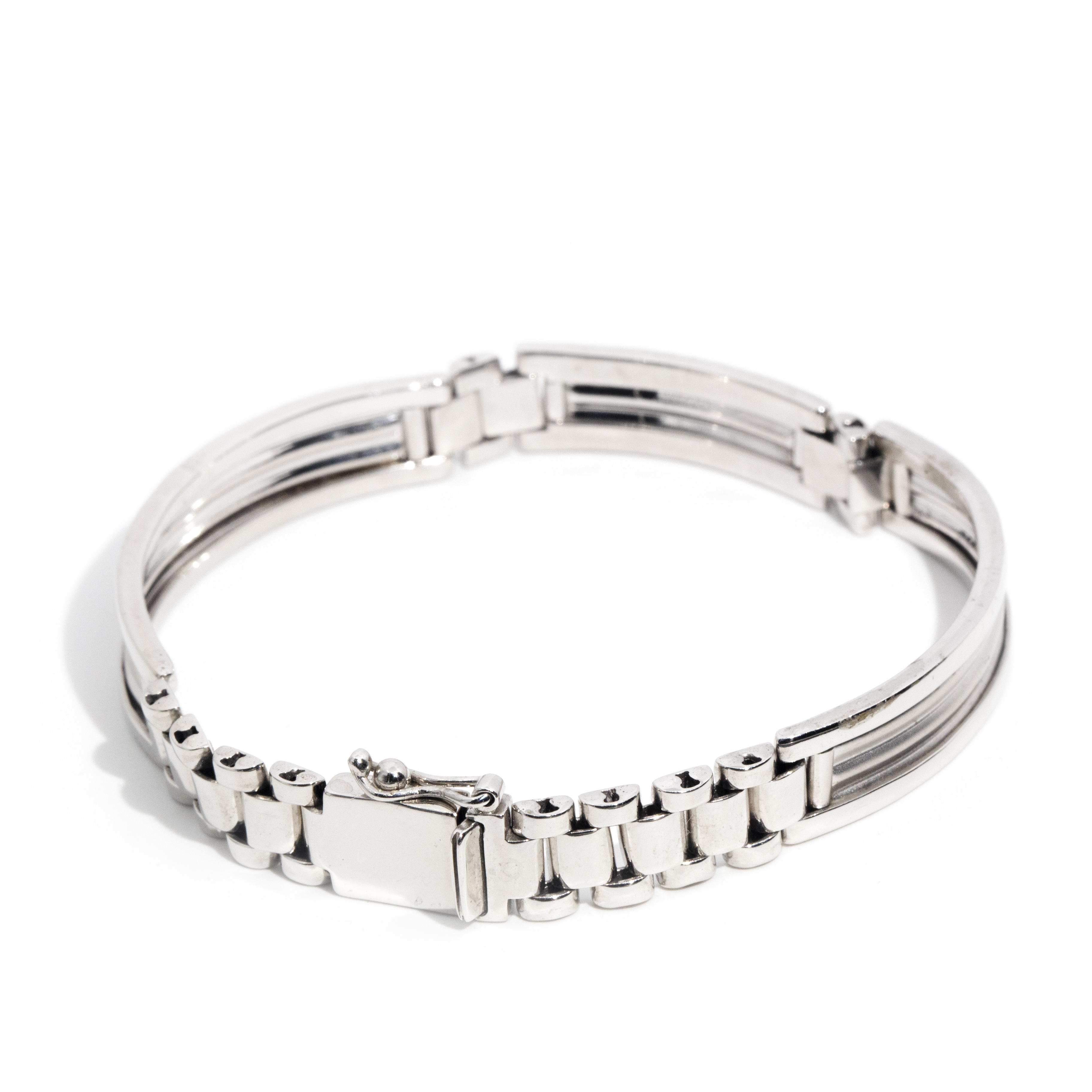 9 Carat White Gold Bracelet
