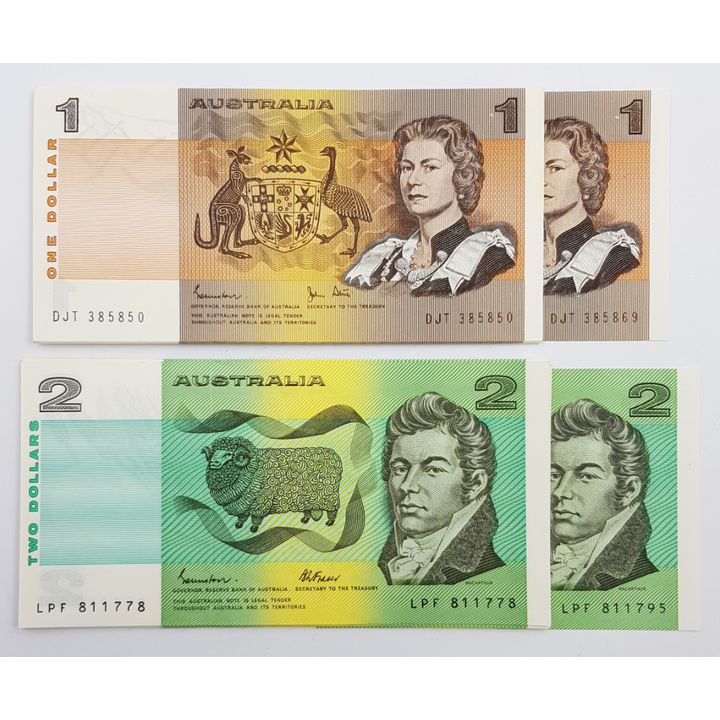 Consec. $1 & $2 Notes