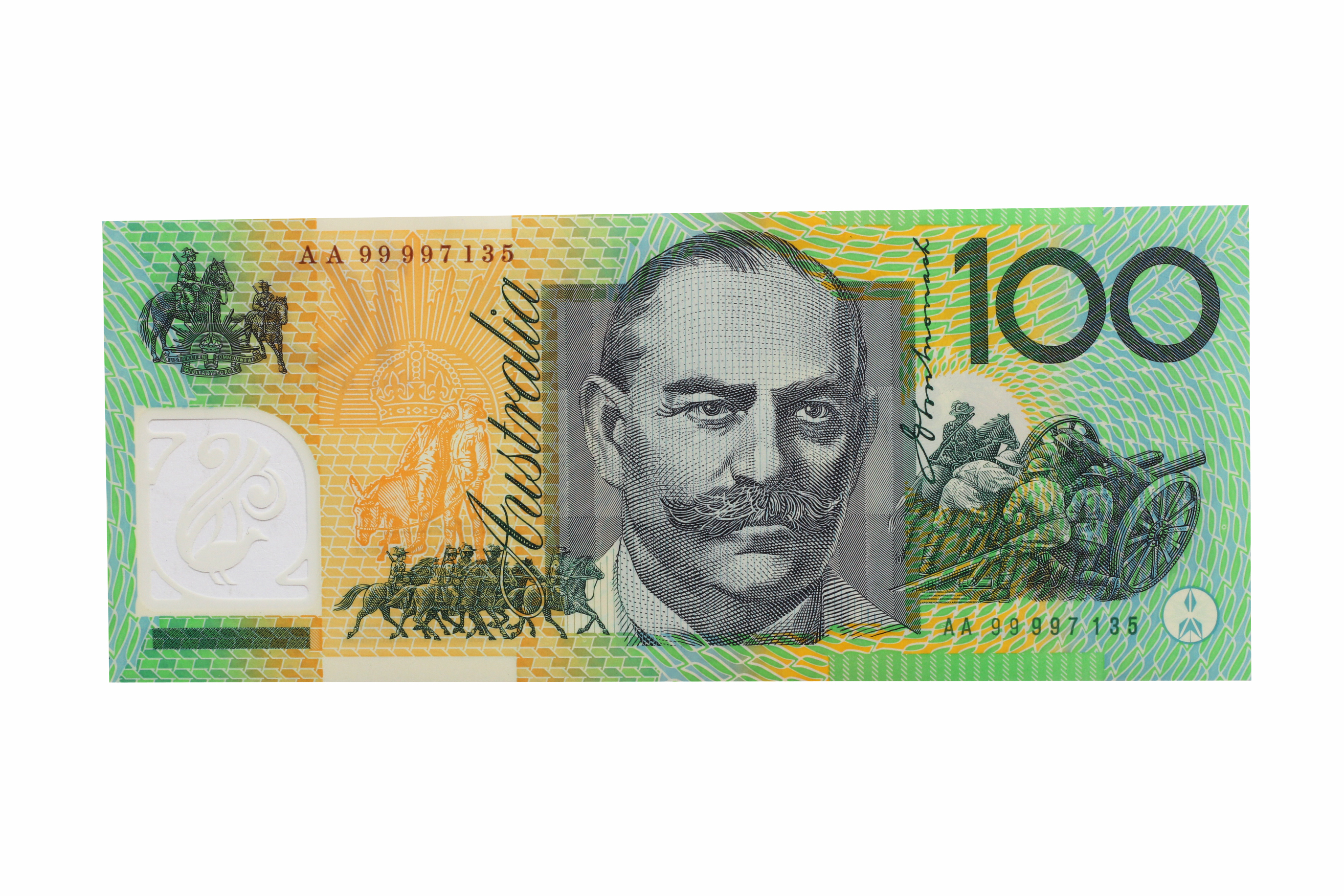 2288. · MacFarlane/Evans, One Hundred Dollars,  1999, Uncirculated