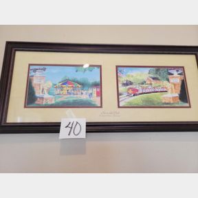 2 Independence Riverside Park Walter Johnson Signed Prints
