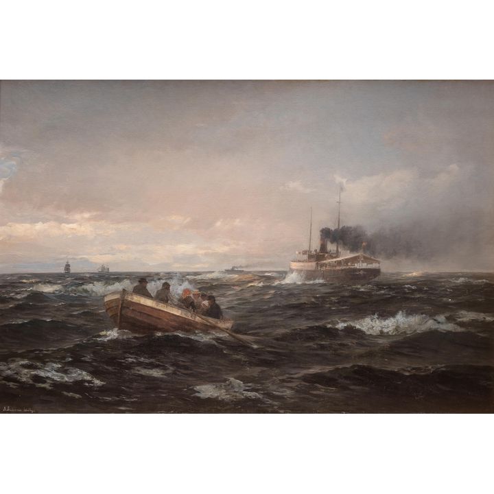 Anders Andersen-Lundby | Przeprawa z parowca