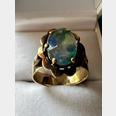 Vintage 9ct Gold Opal Ring 4.24g P | Proctor Auctions