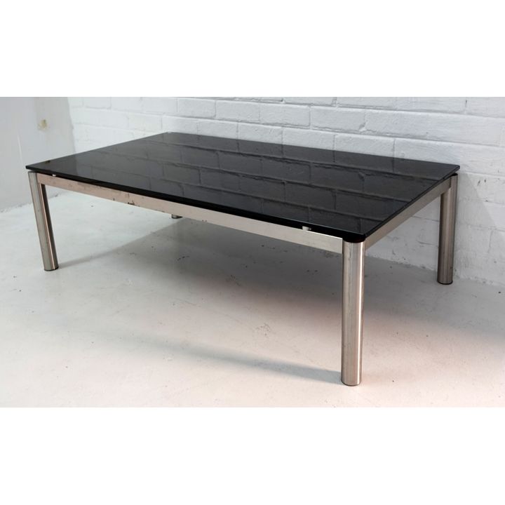 GLASS TOP COFFEE TABLE