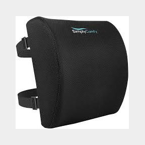 Cool Gel Lumbar Support Cushion For Office Chair Memory Foam Back Support Bar 9901065955247- 51748/10293 AS B1 (S9)