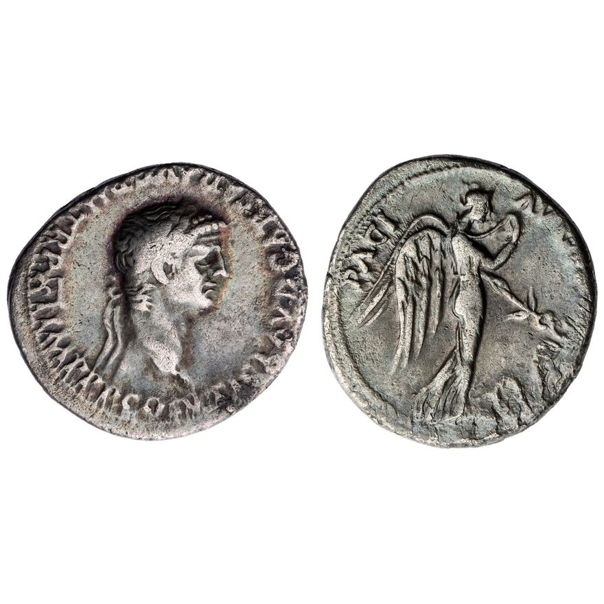 Roman Empire, Claudius (AD 41-54), AR Denarius, Rome, struck c. 51, TI ...