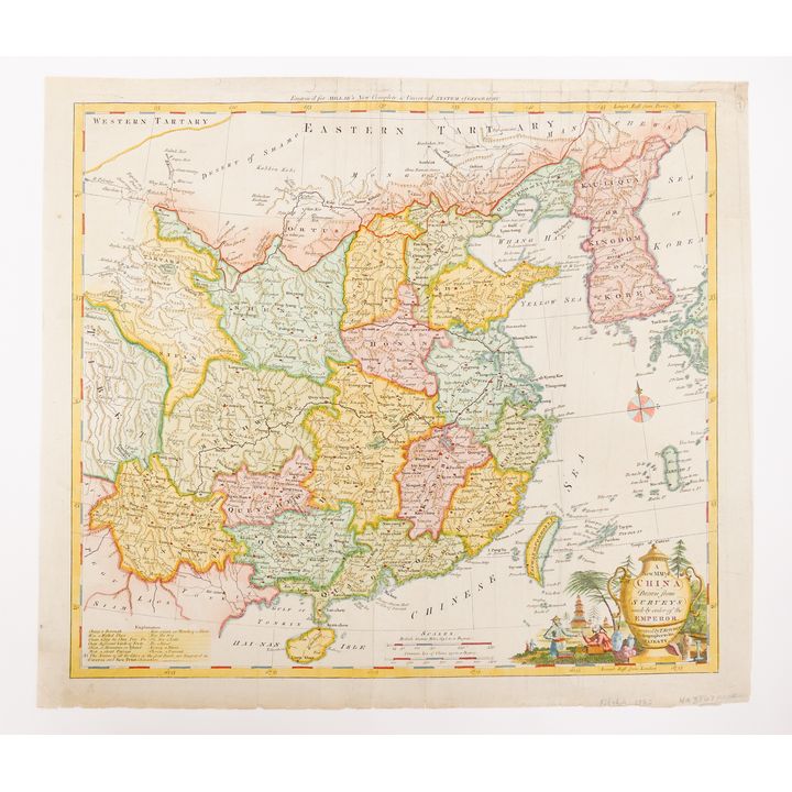 Thomas Kitchin, A New Map of China. 1782