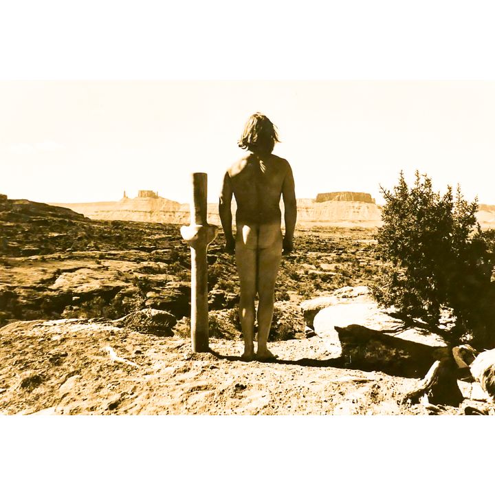 'The Sculptor in the Landscape'' Signed 1973 Gelatin Silver Print