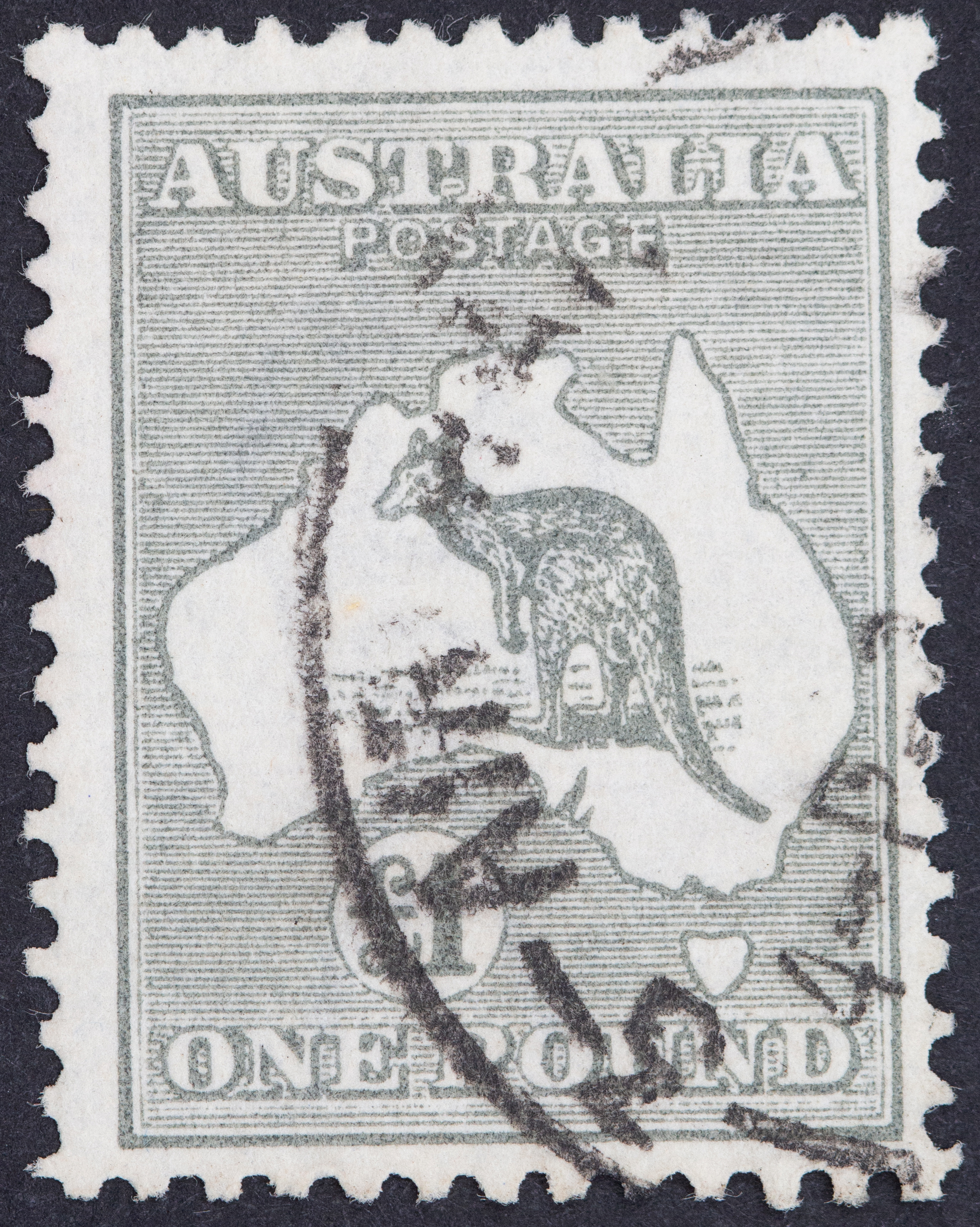 365 · Third Watermark, One Pound, 1924, Fine