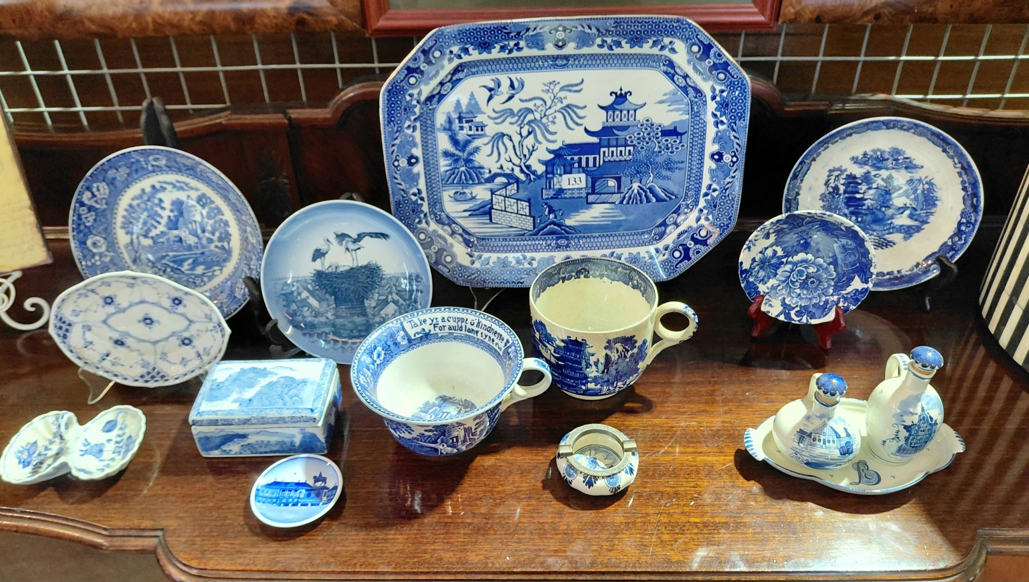 133 · BLUE AND WHITE CERAMICS
