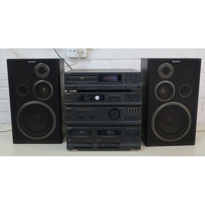 SONY HIFI SET AND SPEAKERS