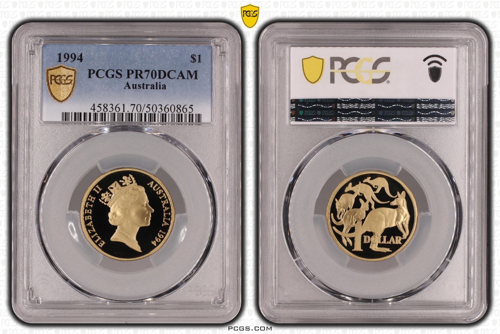 One Dollar, 1994, PCGS PR70DCAM