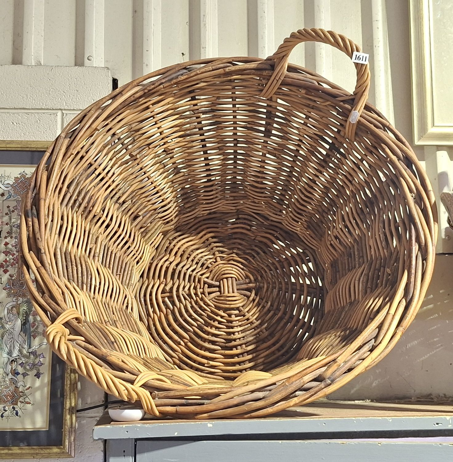 Large Round Wicker Basket