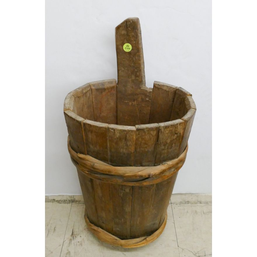 Antique Primitive Wash Bucket- 22x11''